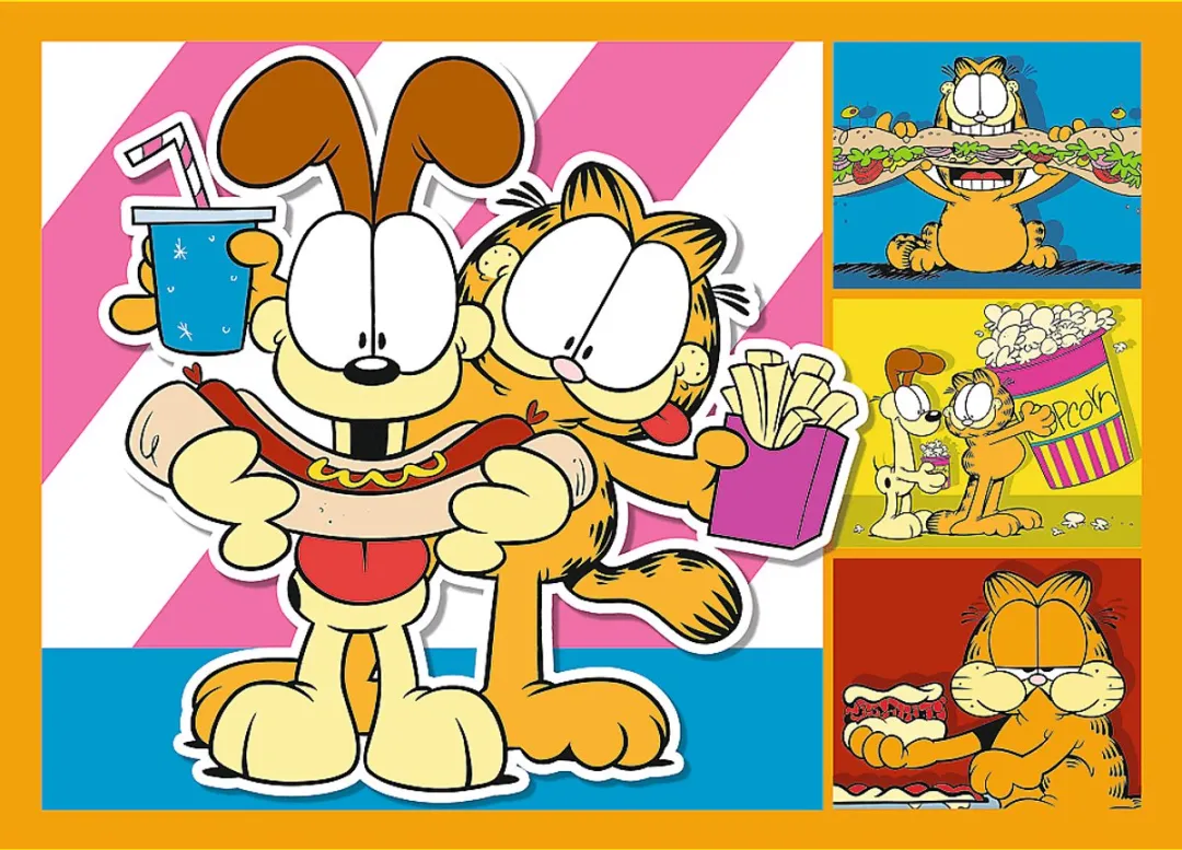 Trefl Garfield Loves Lasagna Puzzelset 4170 Stuks - Meerkleurig