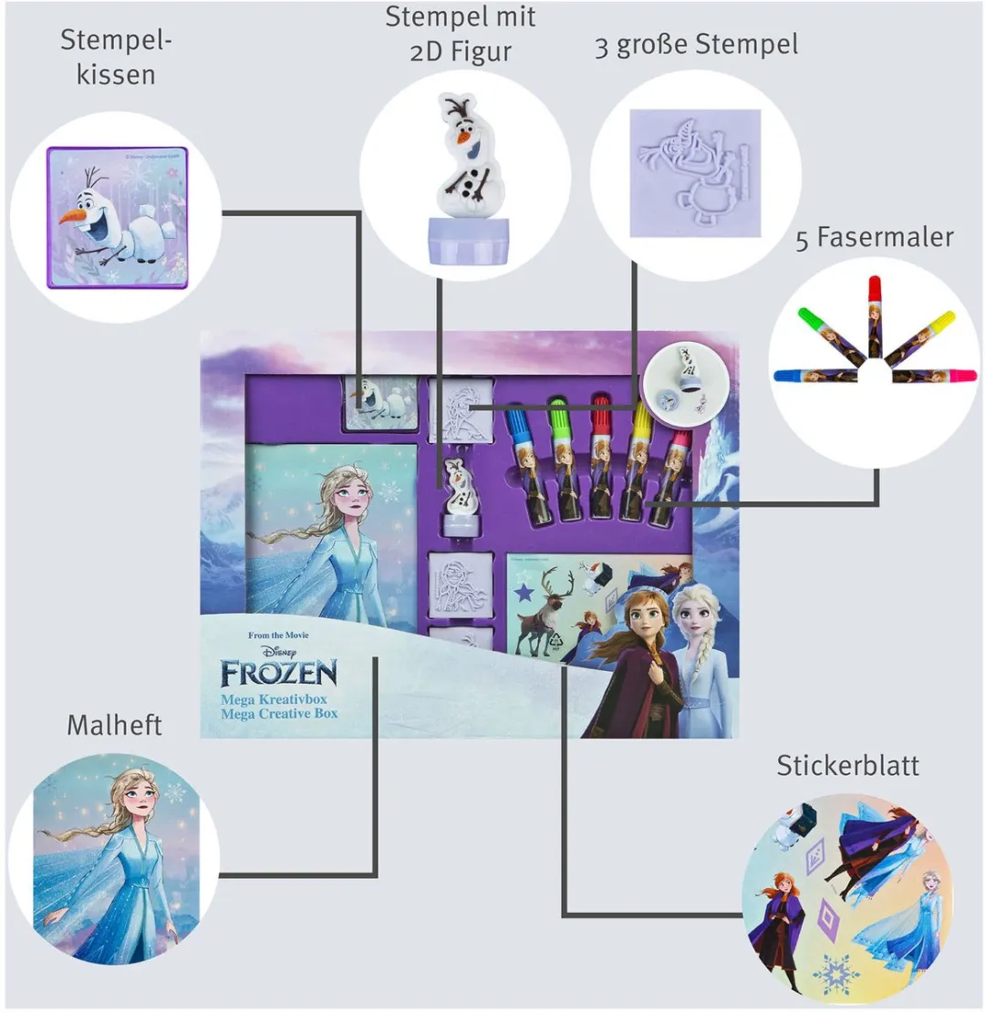 Disney Frozen Mega Creatieve Doos - Meerkleurig