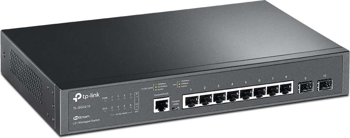 TP-Link TL-SG3210 - Managed Netwerkswitch - Gigabit - Zwart