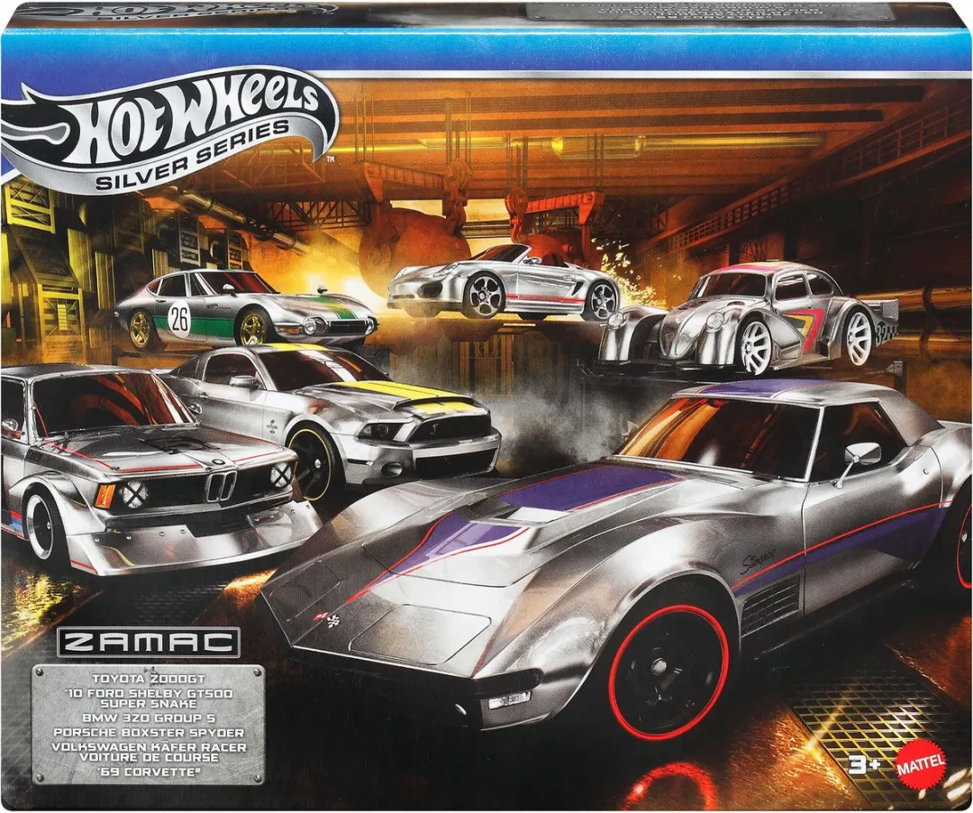 Mattel Hot Wheels Silver Series Die-Cast 6-Pack - MATTJLB26 - Multicolor