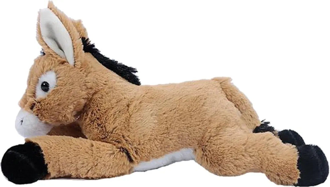 PIA Soft Toys Knuffel Ezel Lichtbruin 25cm