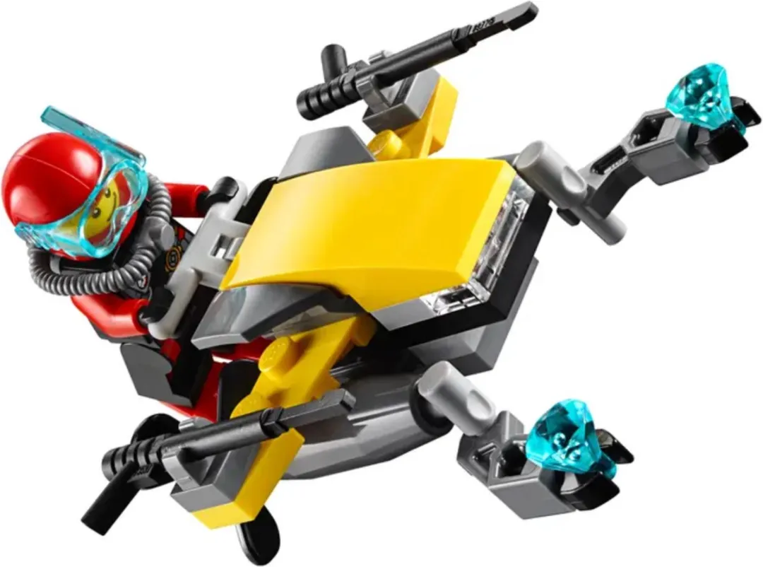 LEGO Diepzee Duik Scooter - 42 Stukken - Multicolor