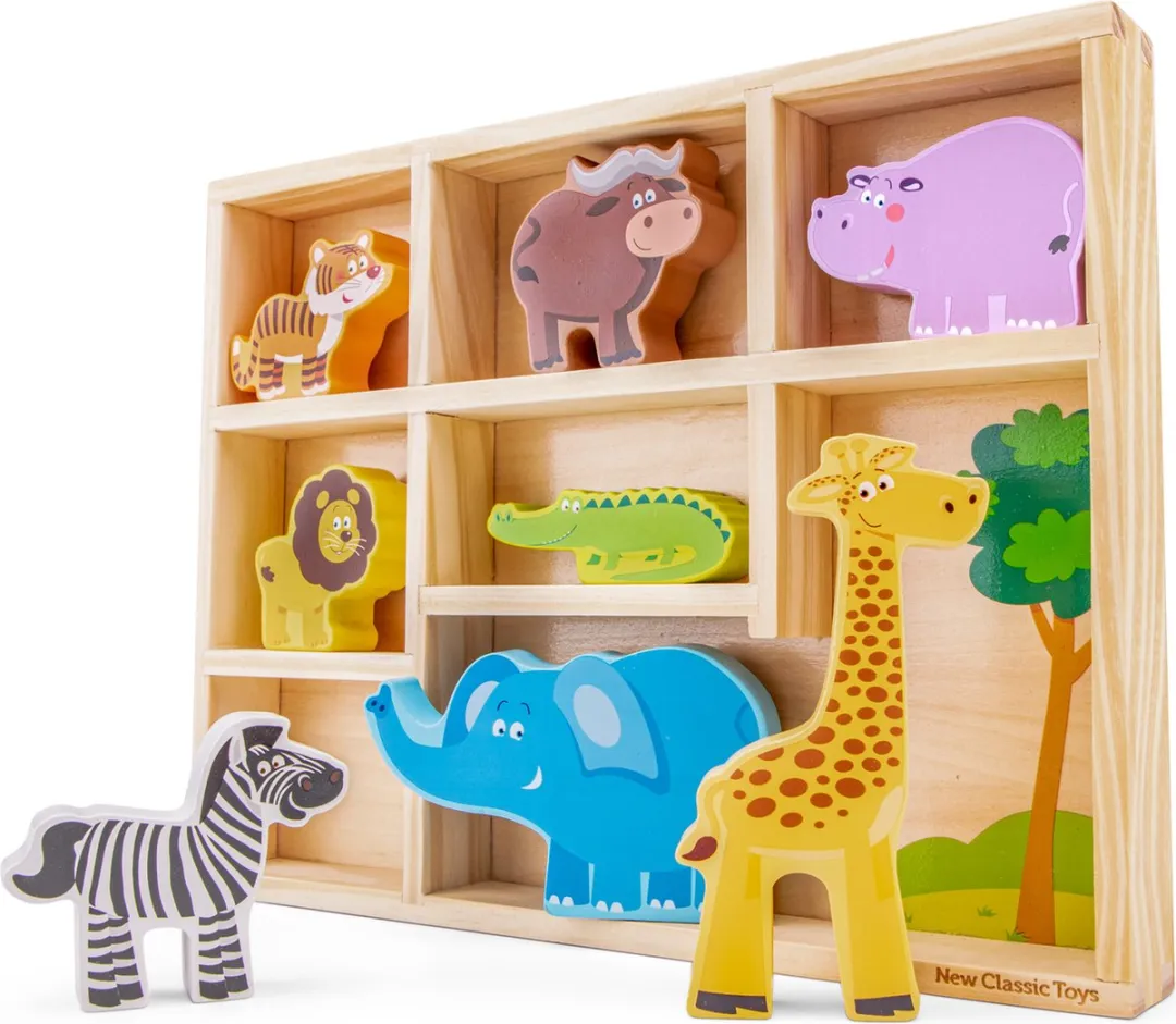 New Classic Toys Houten Safari Speelfigurenset 11851