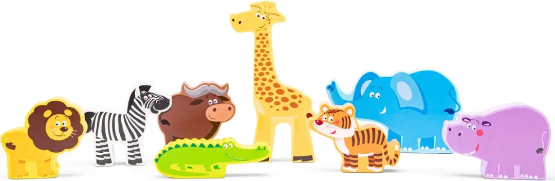 New Classic Toys Houten Safari Speelfigurenset 11851 - FSC