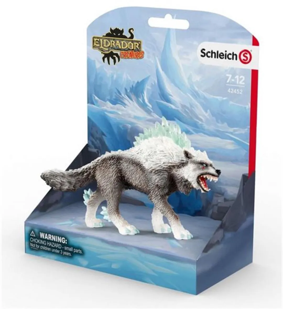 Schleich Eldrador Creatures Sneeuwwolf Speelfiguur 42452 - afbeelding 6 van 6