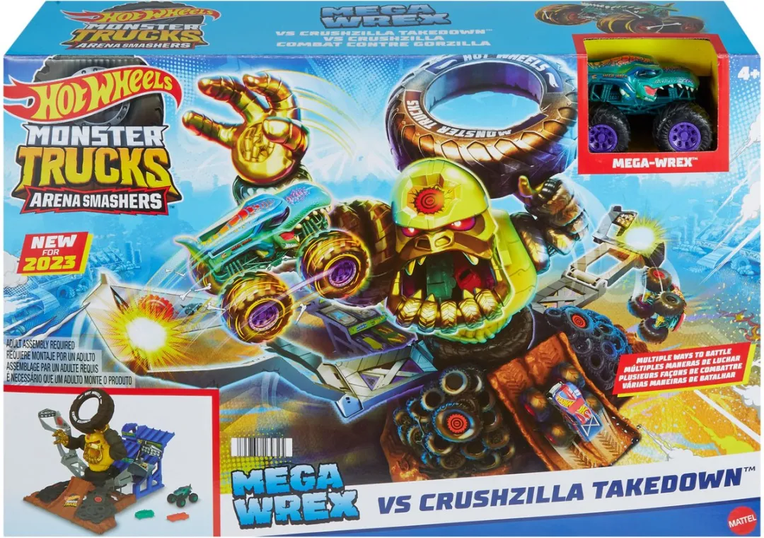 Hot Wheels Monster Trucks Smashers Arena Speelset
