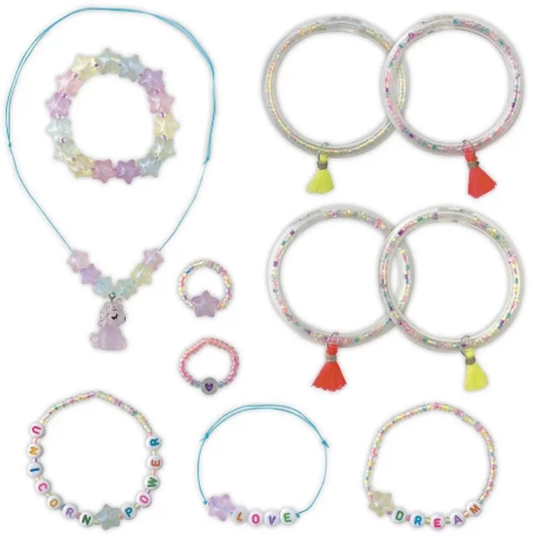Janod Atelier Bijoux Sierradenset - Glow in the dark - 11-delig - Multikleur