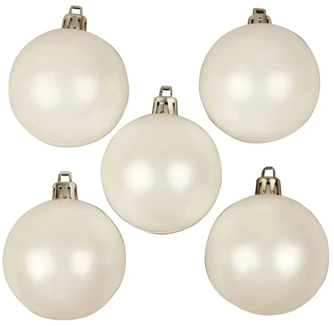 Creativ Company Kerstballen 6cm Parelmoer - 20 Stuks