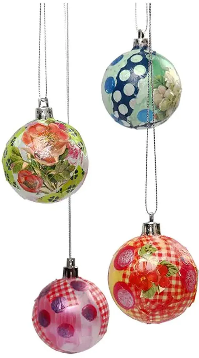 Creativ Company Kerstballen 6cm Parelmoer - 20 Stuks