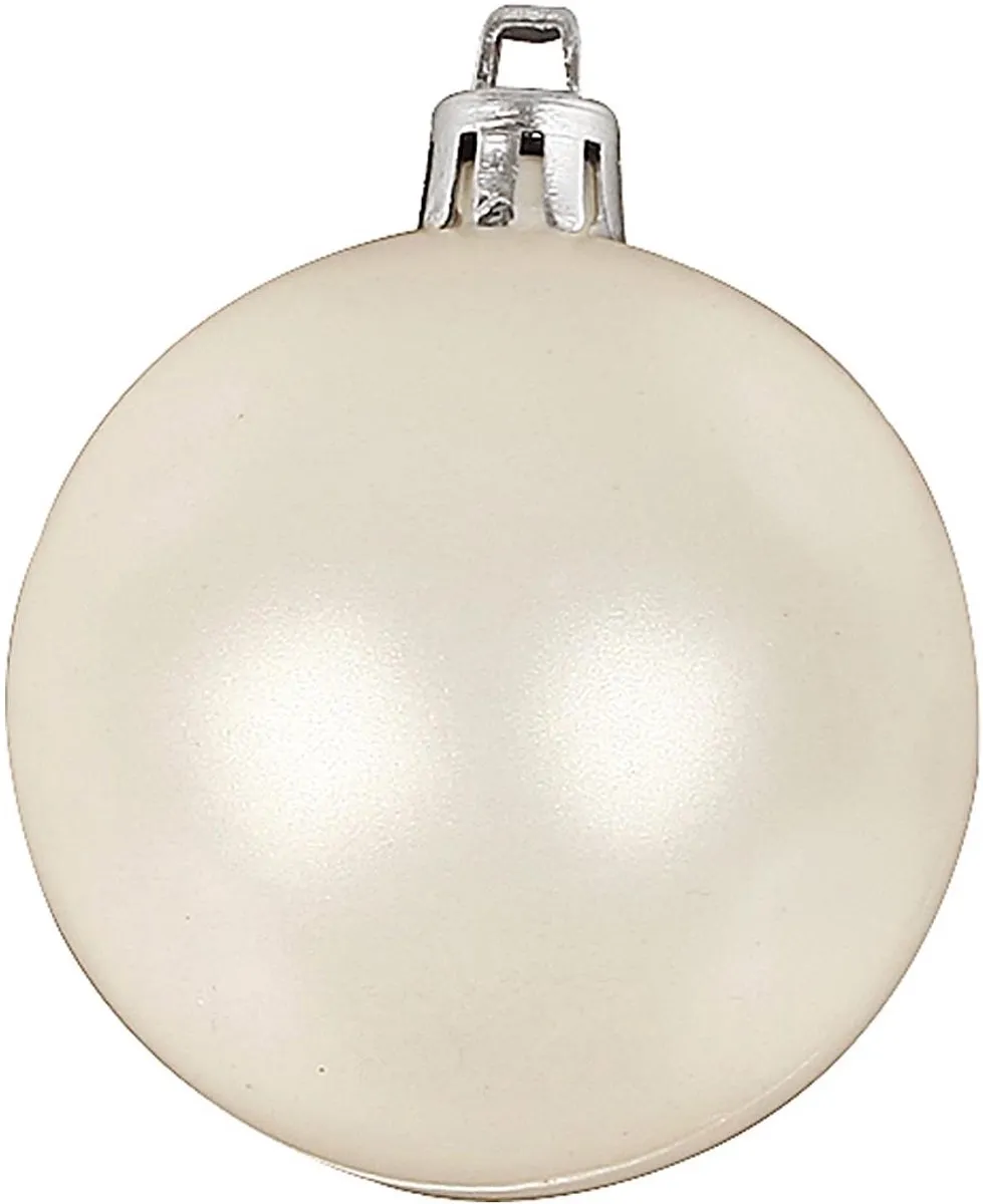 Creativ Company Kerstballen 6cm Parelmoer - 20 Stuks