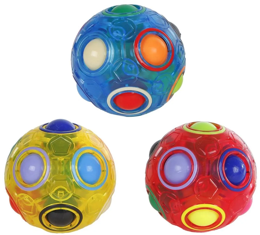 Brain Games Magische Bal Fidget Speelgoed - 6,5 cm - Meerkleurig