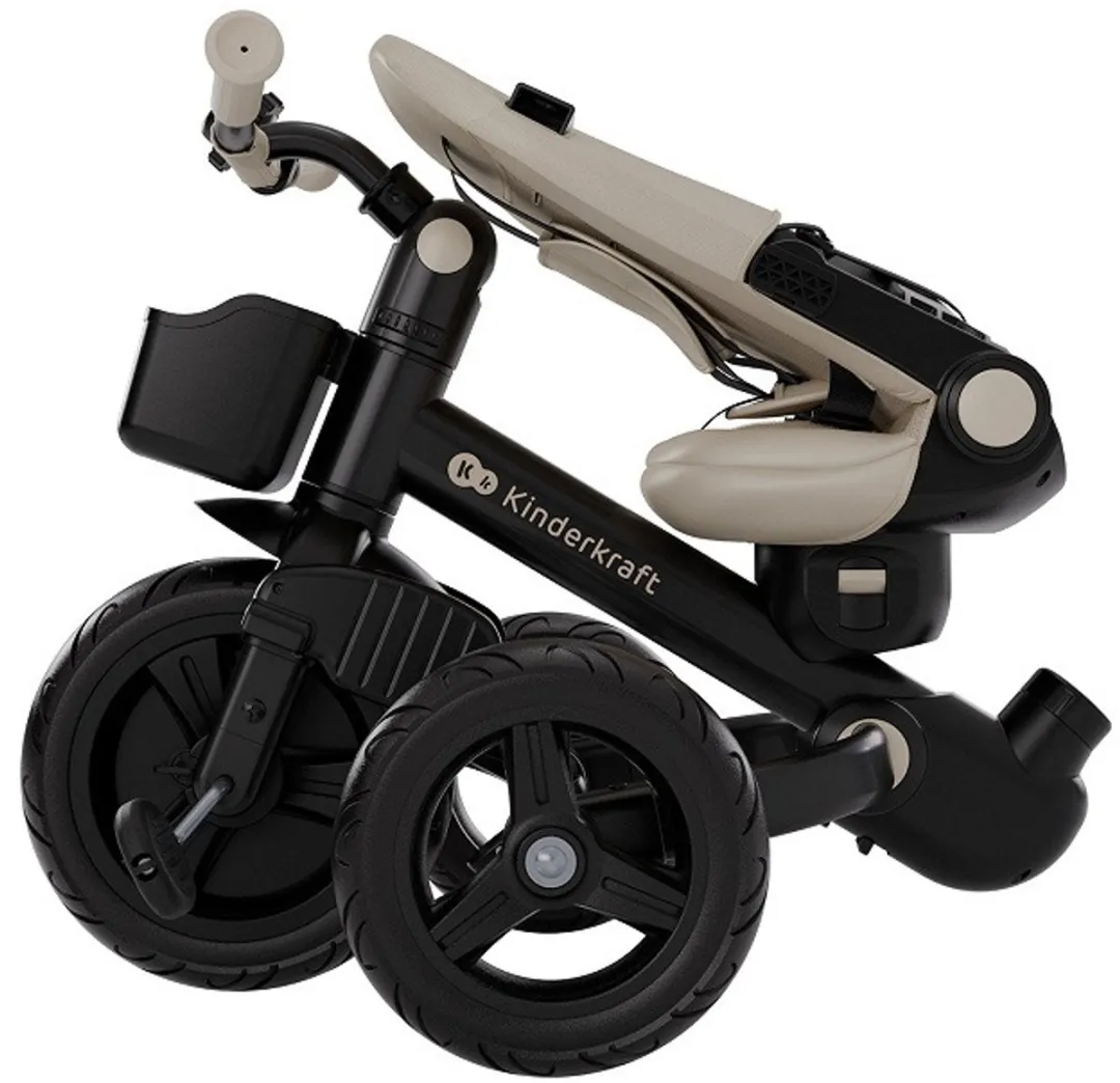 KinderKraft AVEO 2 PLUS Driewieler 6-in-1 - Beige - afbeelding 6 van 6
