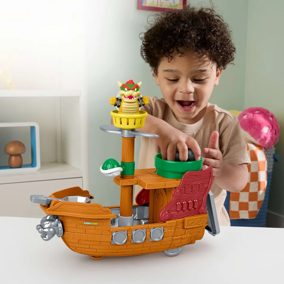 Mattel My Mario Little People Bowser's Luchtkasteel Speelset - Multi