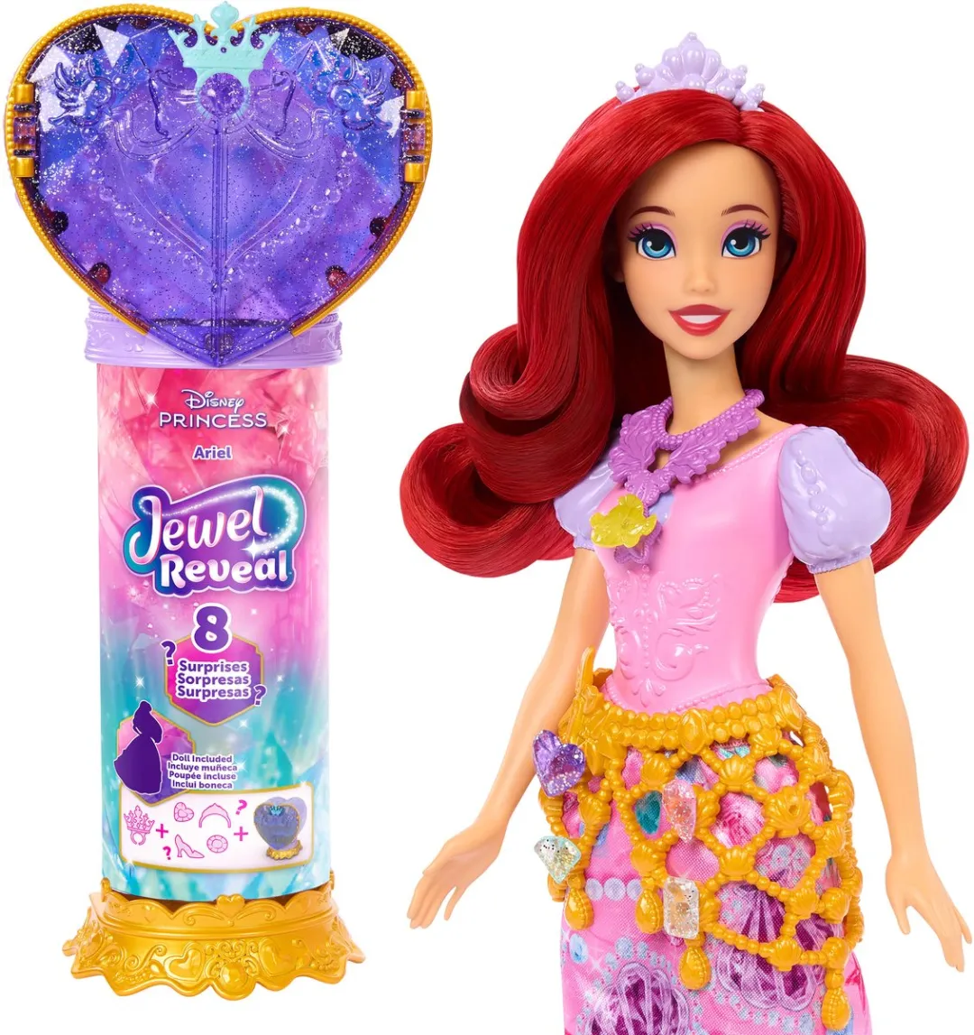 Mattel Disney Prinses Jewel Reveal Ariël Pop