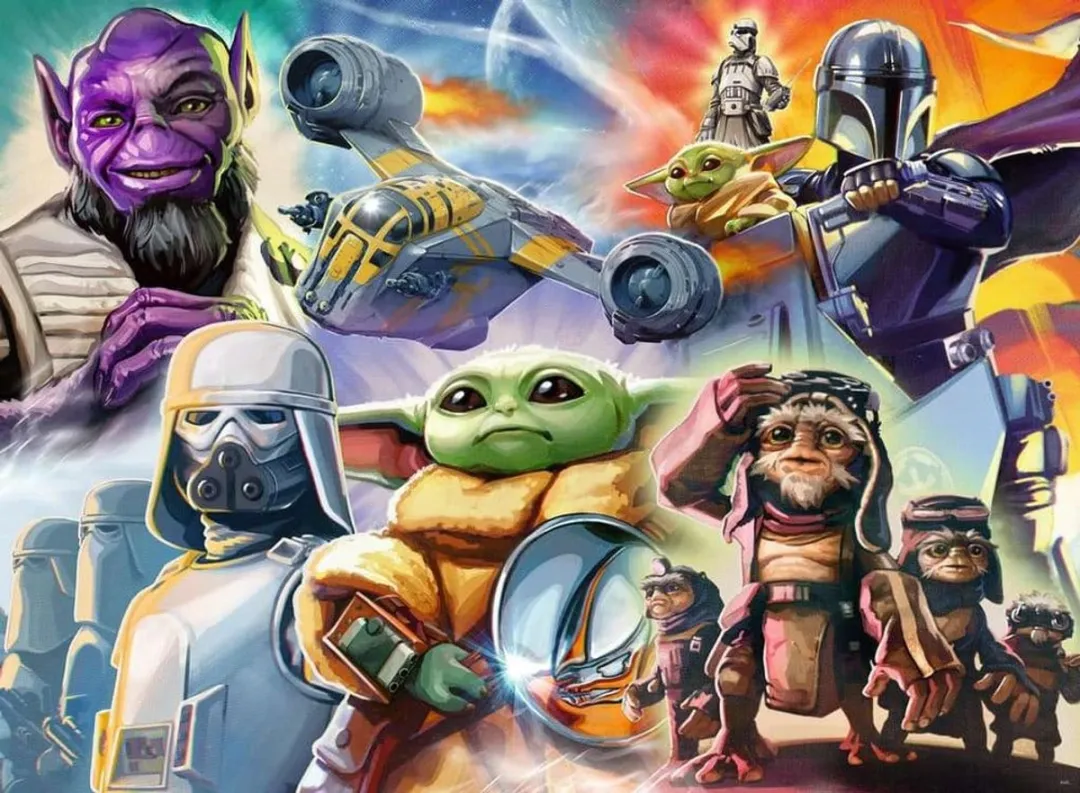 Ravensburger The Mandalorian & Grogu Legpuzzel 500 Stuks - Meerkleurig