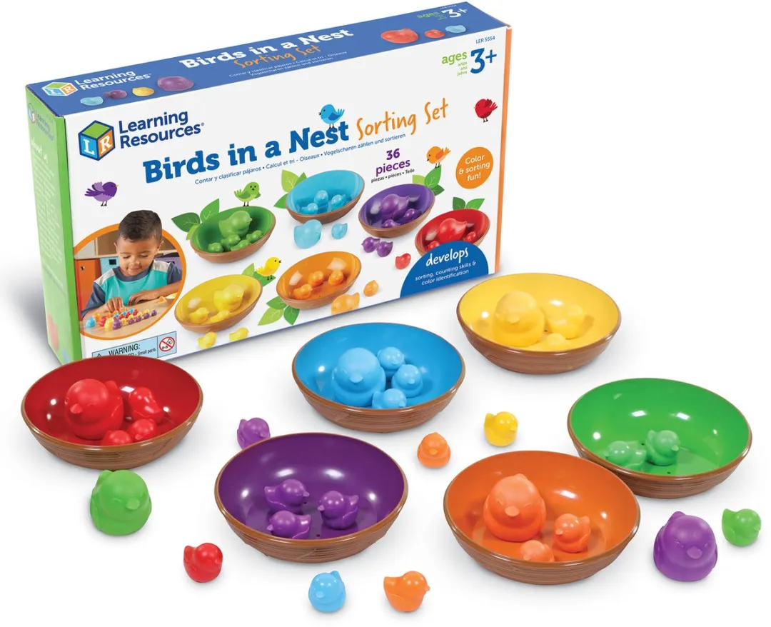 Learning Resources Vogels in een Nest Sorteerset 36 Stuks