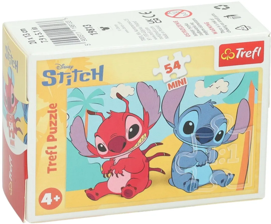 Trefl Mini Puzzel 54 Stukjes Disney Lilo & Stitch - Meerkleurig