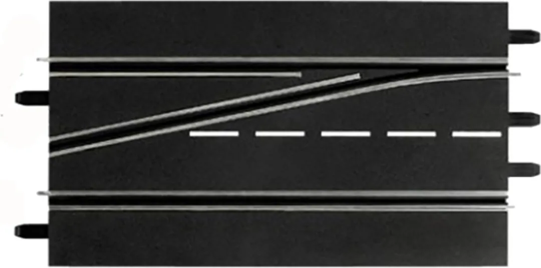 Carrera Digital 132 Wissel Links 20030343 - Zwart