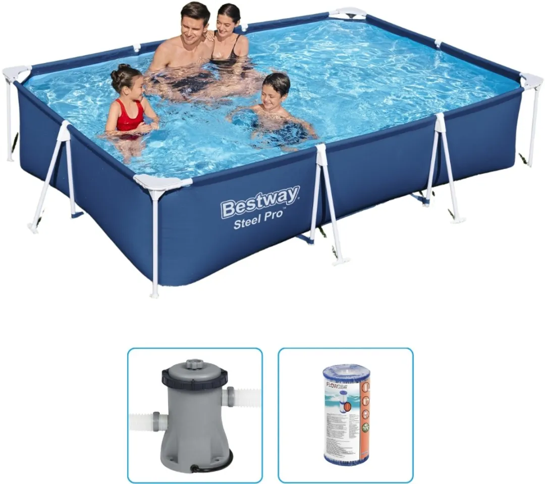 Bestway Steel Pro 56411 Zwembad 300x201x66cm