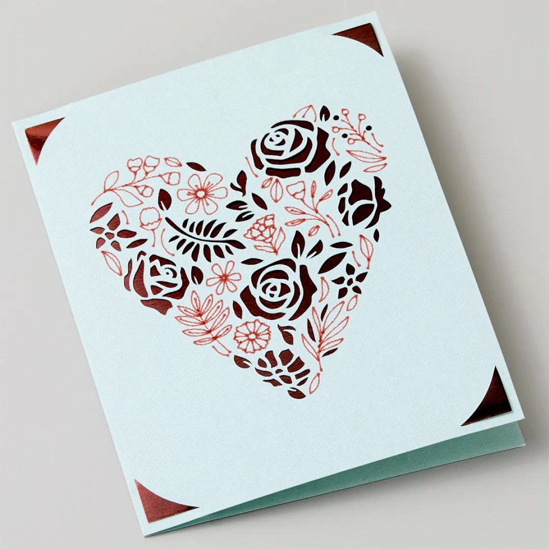Cricut Insert Cards Princess R10 Kaartenset - 42 Stuks - Tulpenblauw/Poeder - afbeelding 4 van 6