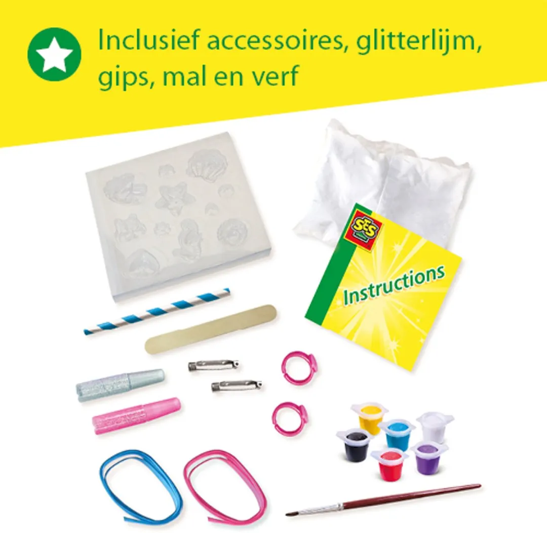 SES Creative Hobby Pink Sieraden Maken Set - 18 Stuks