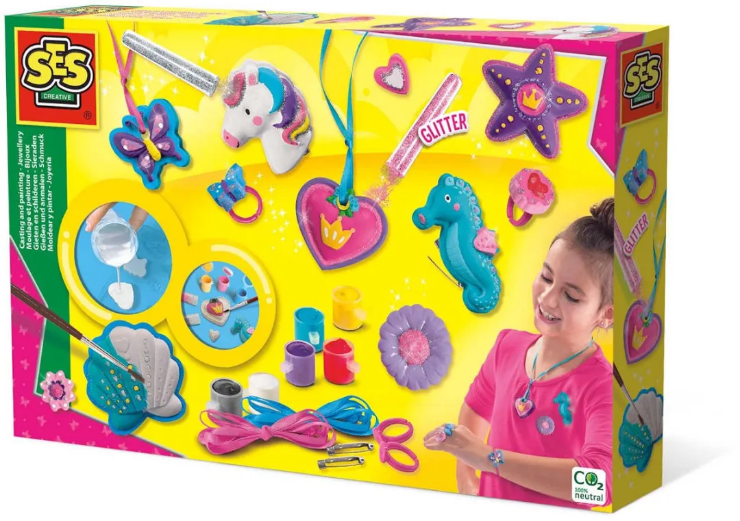 SES Creative Hobby Pink Sieraden Maken Set