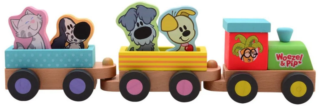 Johntoy Woezel & Pip Houten Treinset