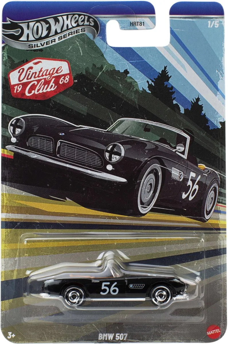 Hot Wheels JKY26 Vintage Club 1968 BMW 507 - Zwart