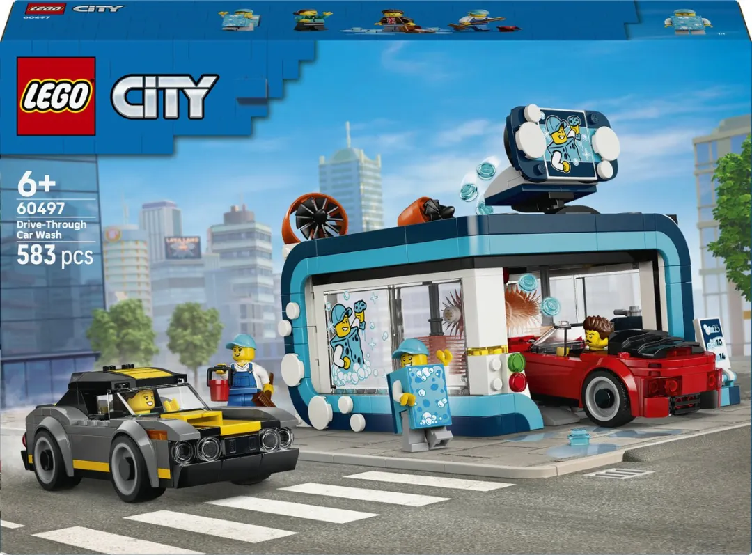 LEGO City Autowasstraat 60497 - 583 Stukken - Meerkleurig