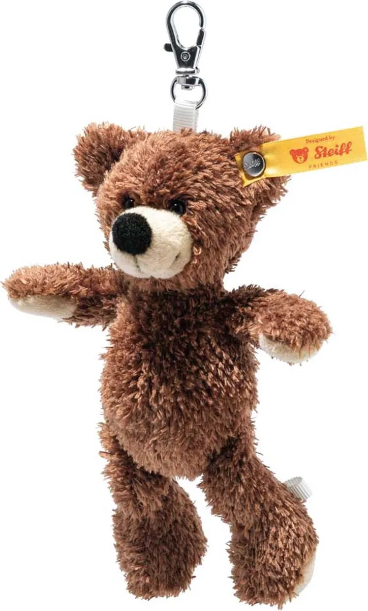 Steiff Pendant Teddybeertje Fynn 12cm - Donkerbruin