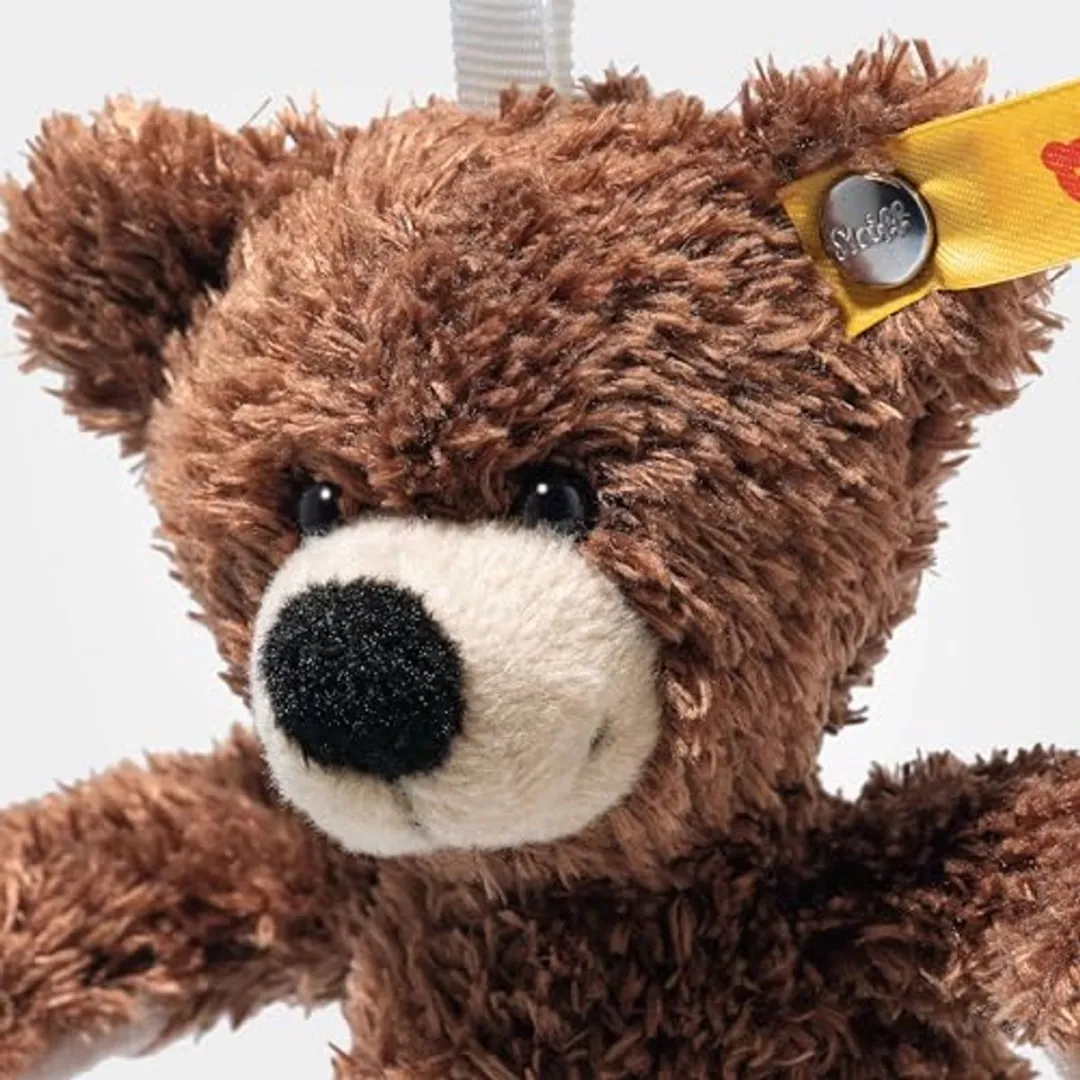 Steiff Pendant Teddybeertje Fynn 12cm - Donkerbruin