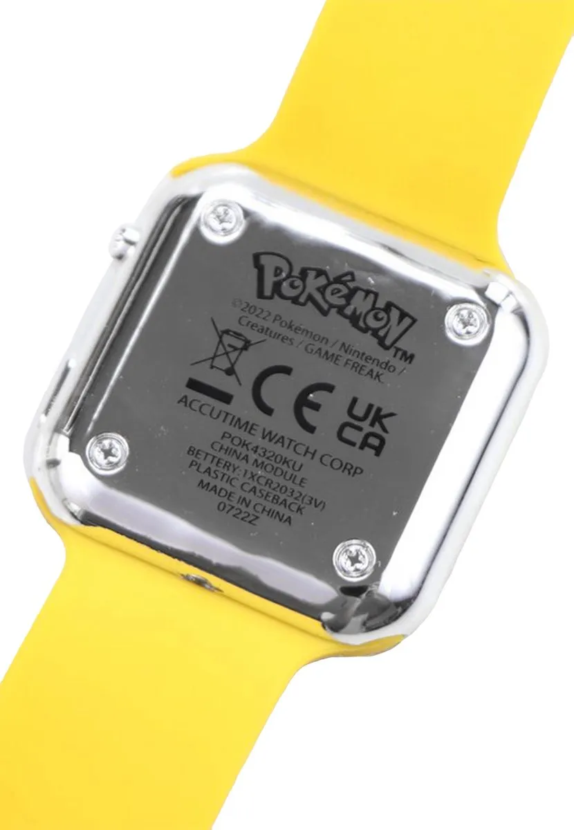 Disney Pokémon LED Horloge Pikachu - Geel