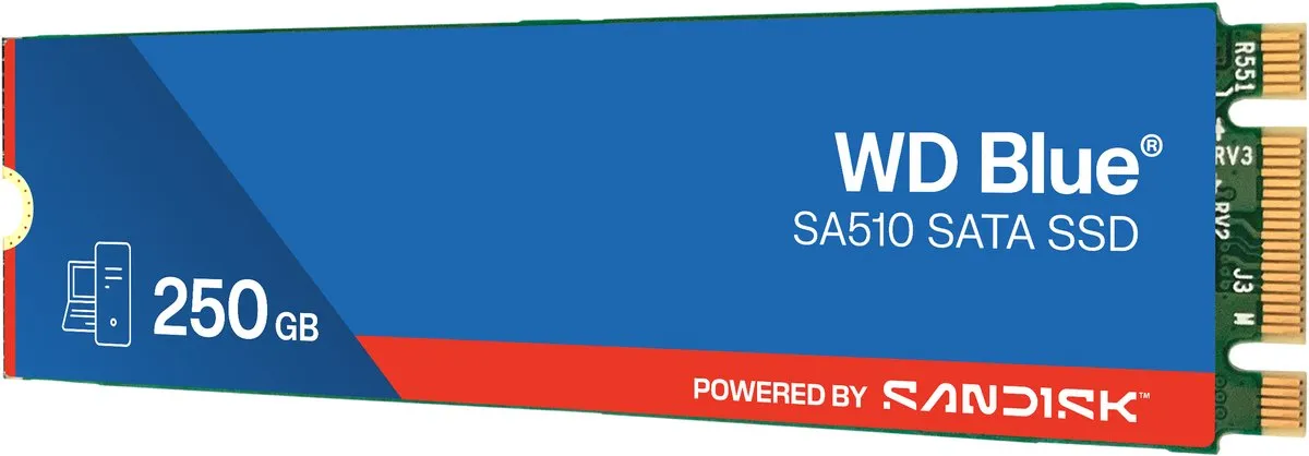 Western Digital SA510 M.2 SSD - 250GB - afbeelding 6 van 6