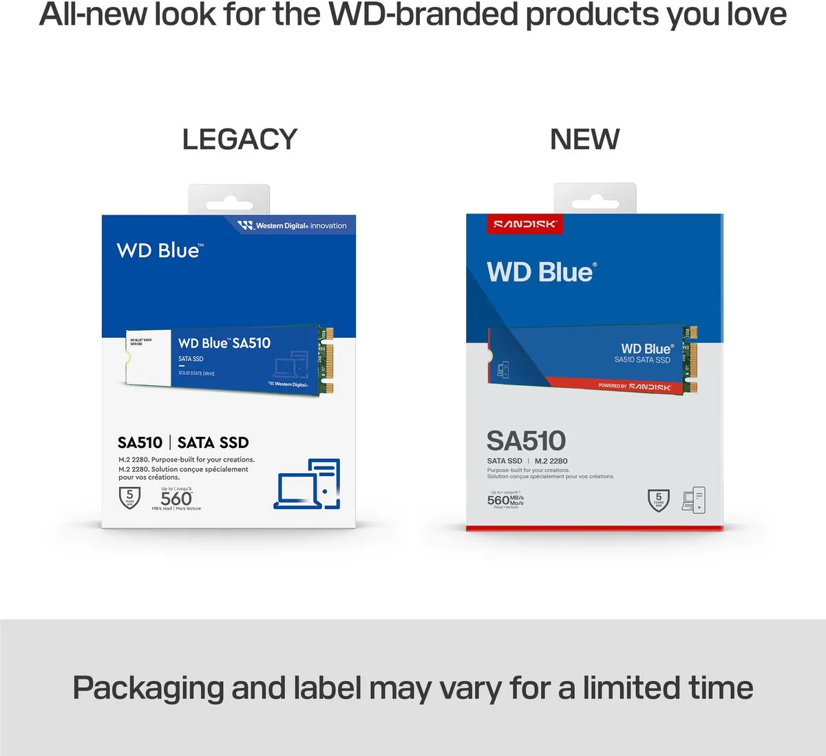 Western Digital SA510 M.2 SSD - 250GB