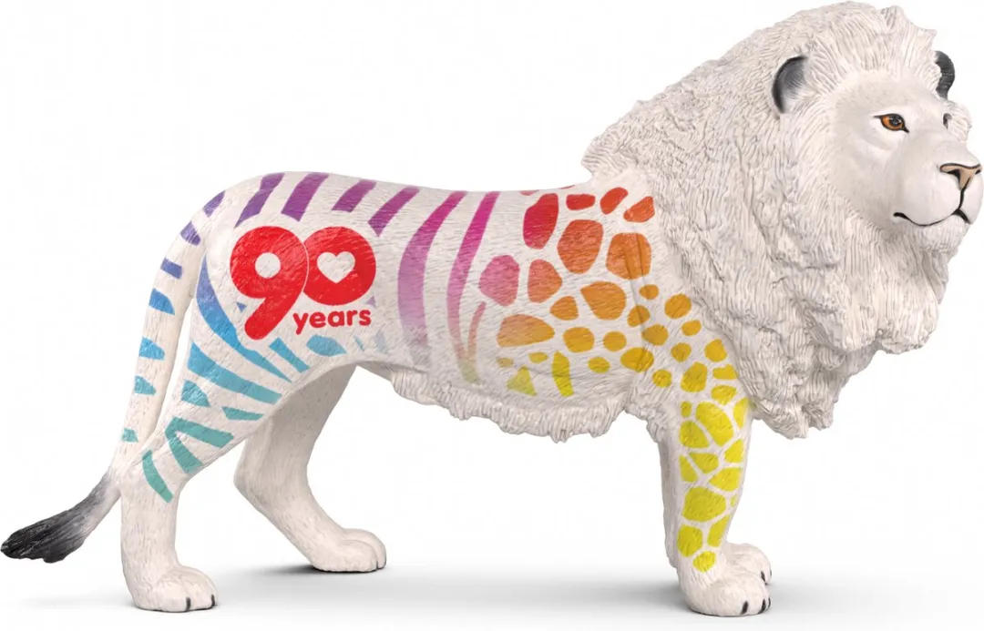 Schleich Leeuw 90 Years Edition 72264 - Wit