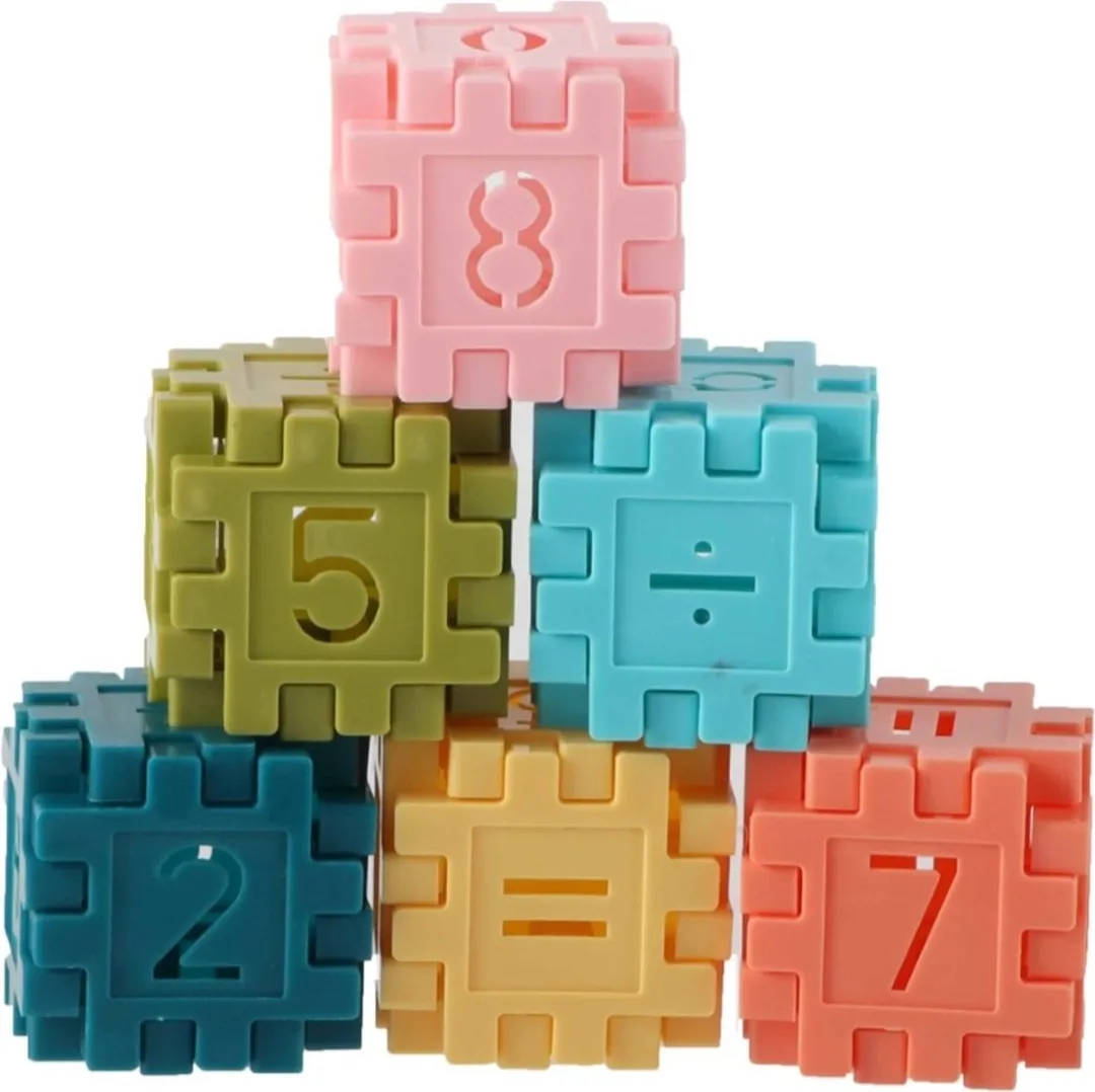 Jonotoys Kidsfun Bouwstenen 64-delig - Meerkleurig