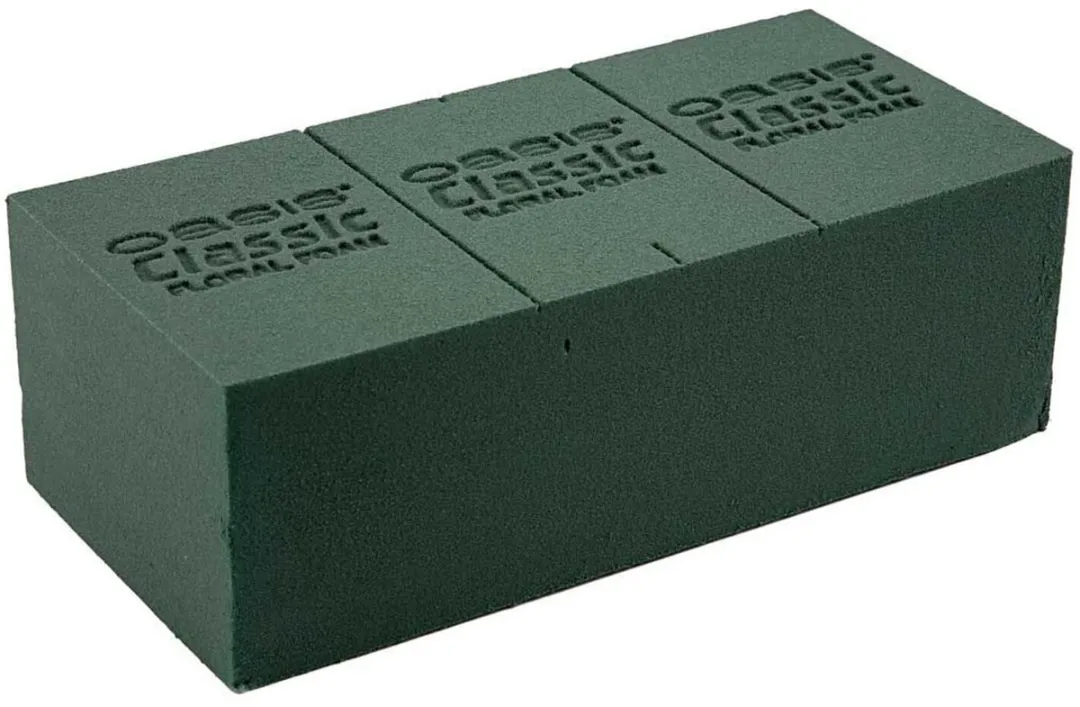 Rayher Steekschuim 2 Stuks - 23x2x8cm Groen