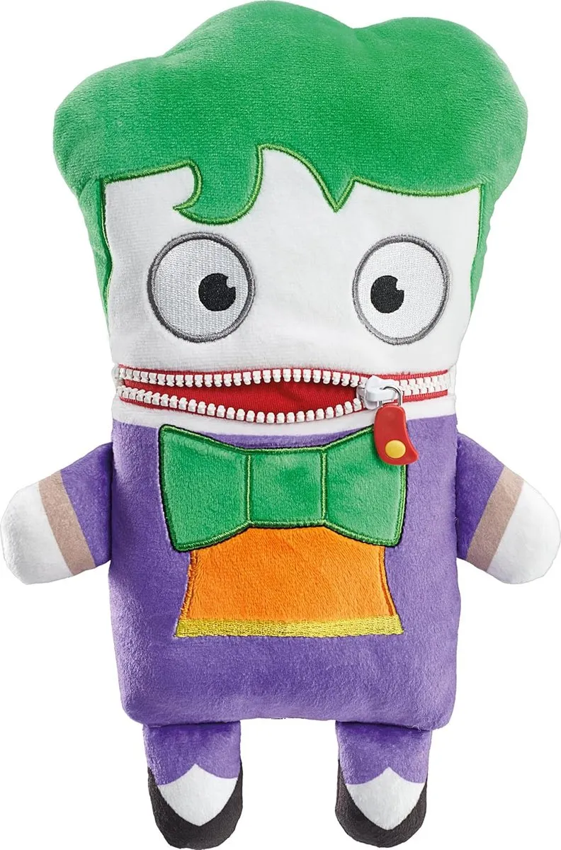 Schmidt Spiele Zorgenvriendje DC Super Hero Joker 32cm - Wit/ Groen/ Paars
