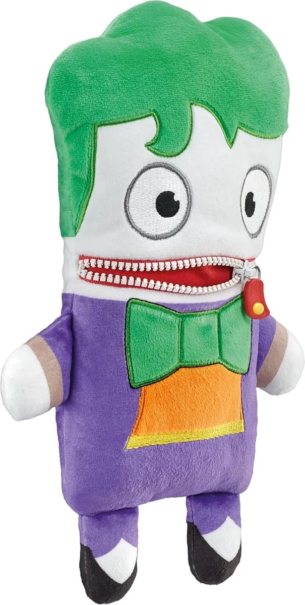 Schmidt Spiele Zorgenvriendje DC Super Hero Joker 32cm - Wit/ Groen/ Paars