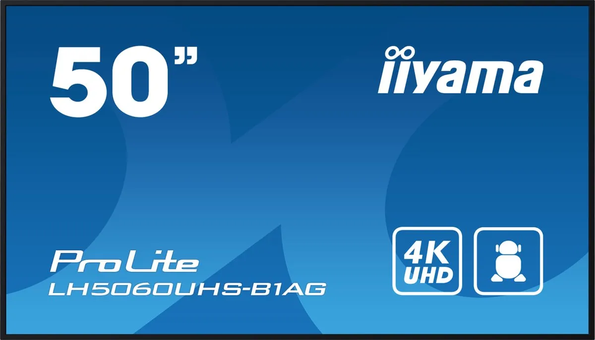 iiyama LH5060UHS-B1AG Beeldkrant 49.5" 4K Android 11 - Zwart - afbeelding 6 van 6