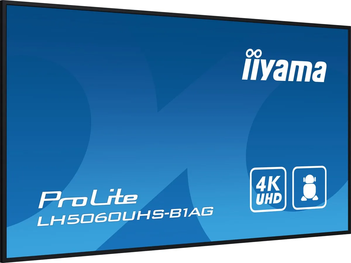 iiyama LH5060UHS-B1AG Beeldkrant 49.5" 4K Android 11 - Zwart