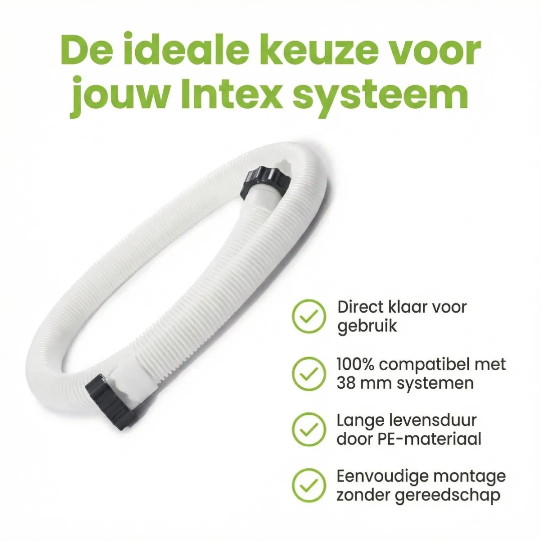 Intex 29060 Zwembadslang 1,5m - Wit