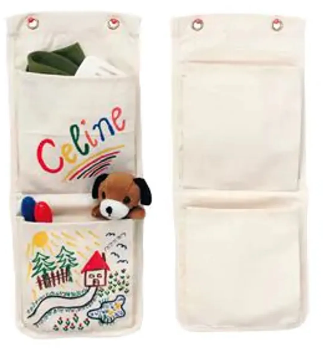Beleduc Kleur je eigen Muurorganizer - Beige