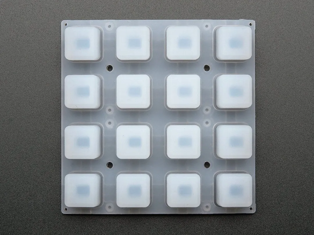 Adafruit Silicone 4x4 Button Keypad 1611 - Meerkleurig