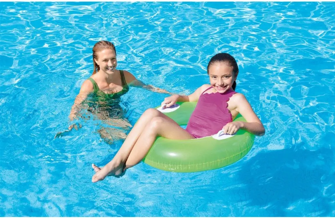 Intex Groene Zwemring Hi-Gloss 76cm - Luchtbed