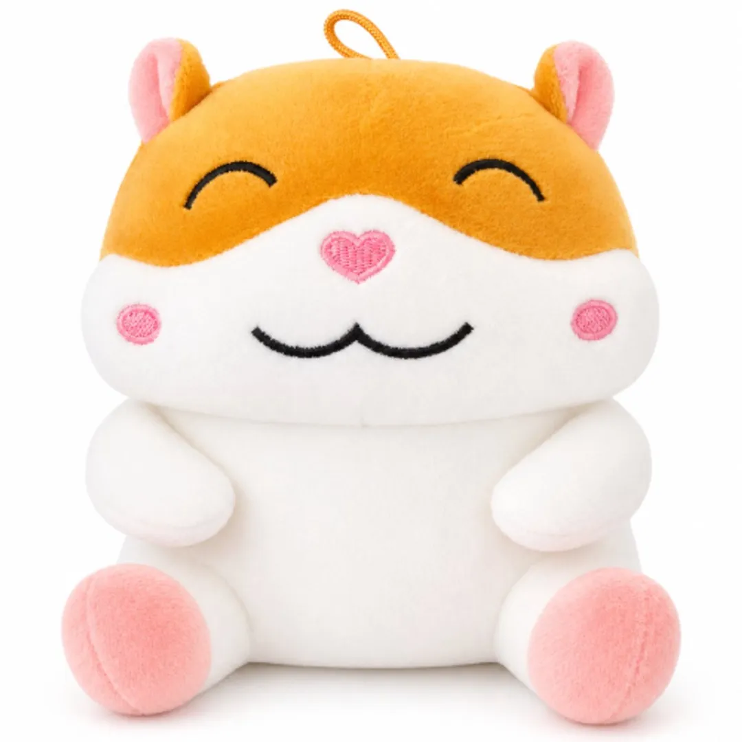 Topknuffels Hamster Squishy Pluche Knuffel 20cm