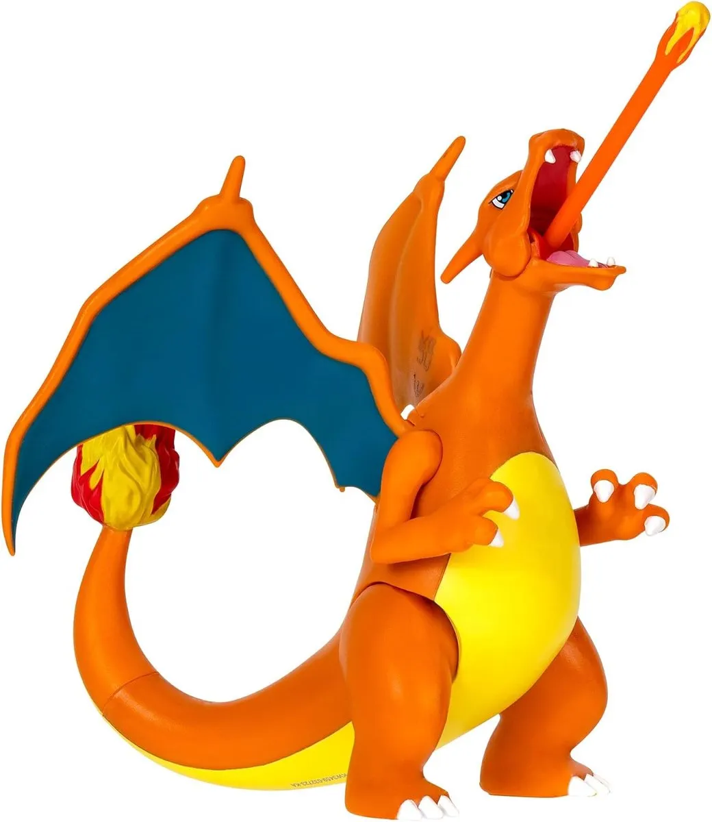 Pokémon Battle Figuren Pikachu & Charizard - 2 Stuks - Geel/Oranje
