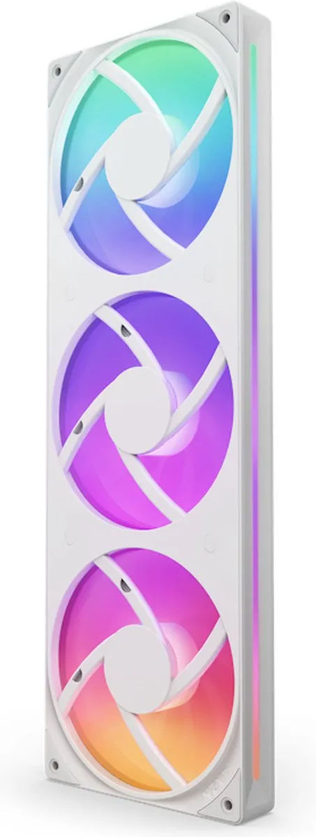 NZXT F360 RGB Core Ventilatorhuis - 3 Stuks - Zwart