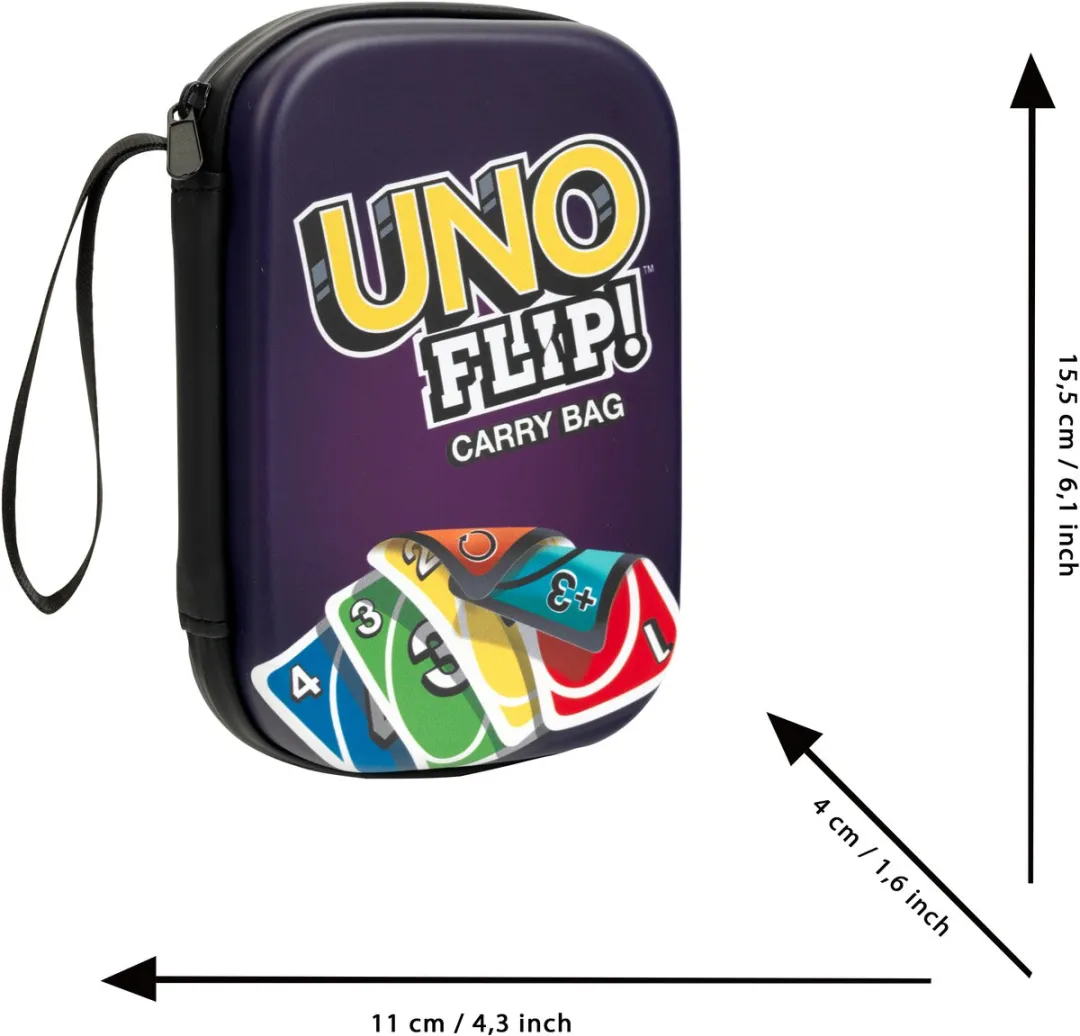 Klein Toys Theo Klein 5966 UNO Draagtas - 11x3.5x15.5cm - Paars/Geel