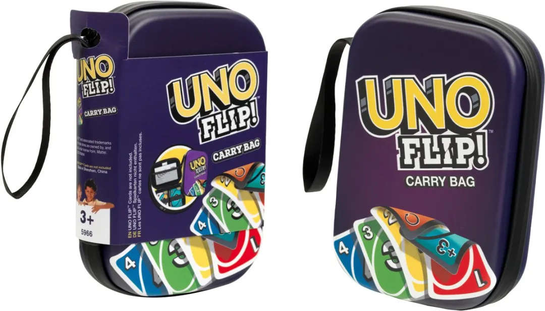Klein Toys Theo Klein 5966 UNO Draagtas - 11x3.5x15.5cm - Paars/Geel